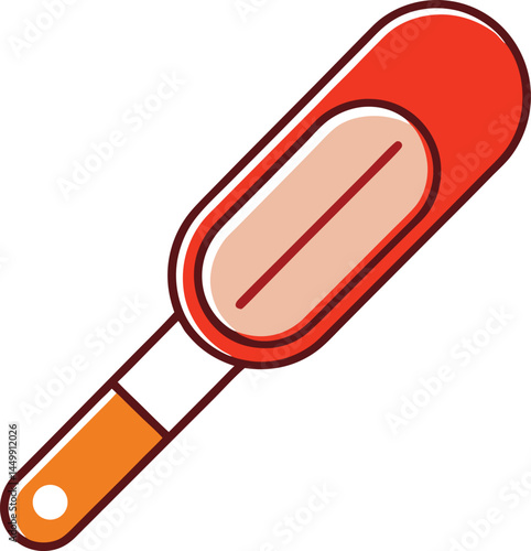 tongue depressor vector illustration on white background
