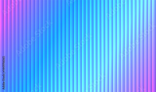 Abstract ribbed glass texture as background. Colorful gradient background with ribbed acrylic plate