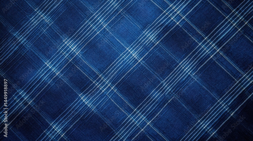 blue plaid fabric texture background blue plaid fabric texture background