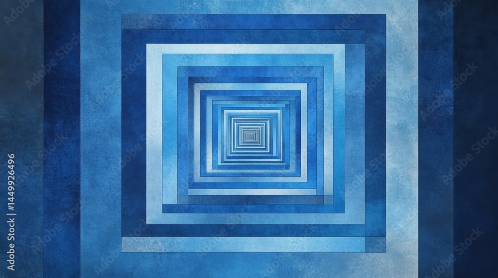 blue square tunnel abstract background blue square tunnel abstract background
