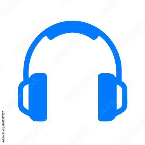 Ear Protection Earmuffs Icon: A simple black outline icon of earmuffs, representing ear protection, noise reduction, and workplace safety.