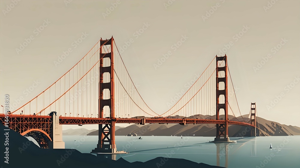 Fototapeta premium golden gate bridge san francisco
