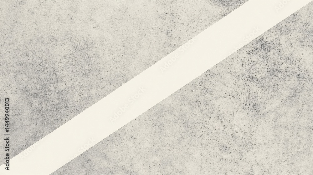 Fototapeta premium abstract gray concrete texture with diagonal white line