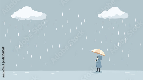 man with umbrella