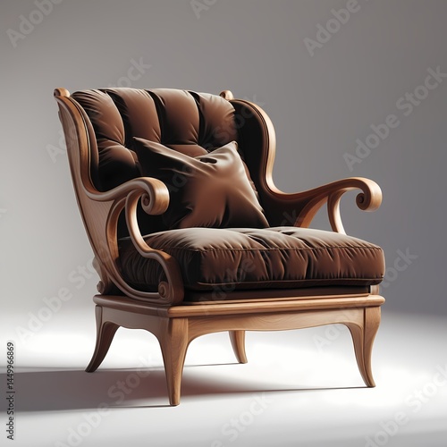 classic armchair in a room