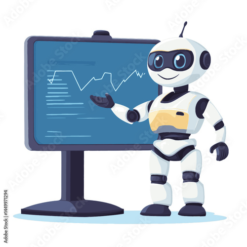 AI Business Presentation with Robot