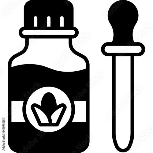 Essential Oil glyph icon