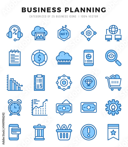 Business Strategy Icon Bundle 25 Icons for Websites and Apps