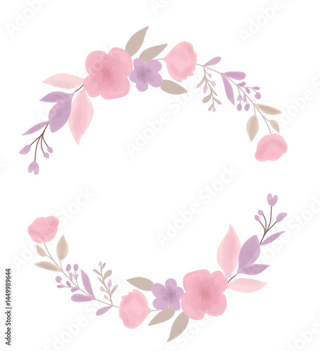 flower frame suitable for frame mothers day