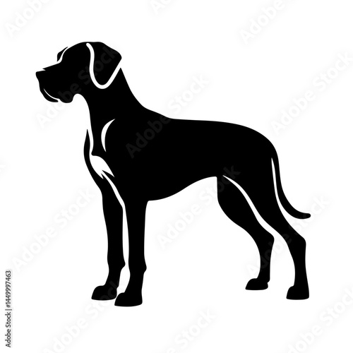 Great Dane Dog Silhouette Standing