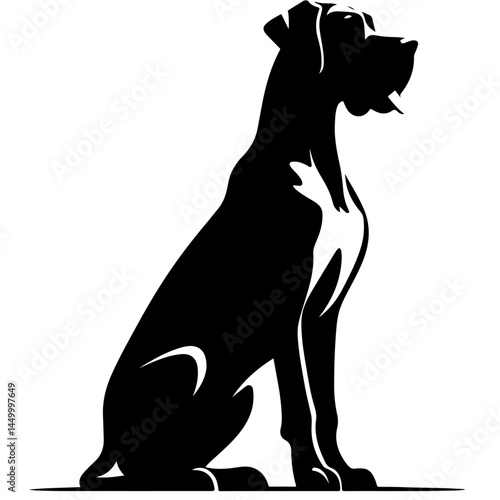 Great Dane Dog Silhouette Standing