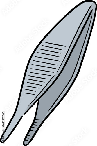 Illustration of forceps
