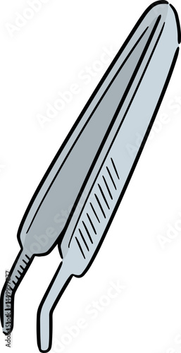 Illustration of forceps
