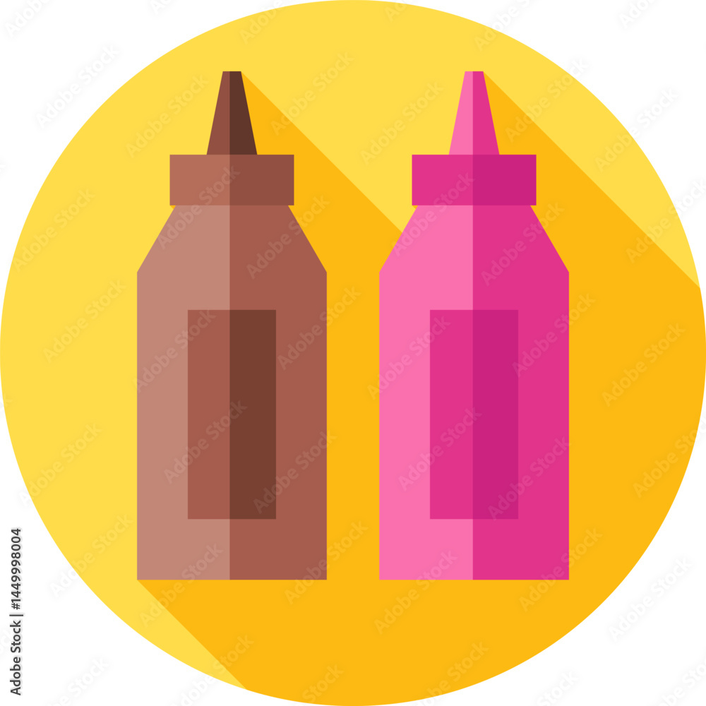 syrup illustration on a white background syrup illustration on a white background