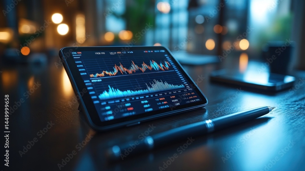 Stock Market Data Analysis on Tablet