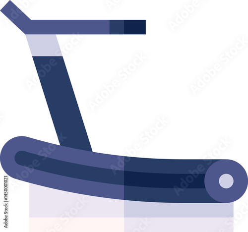treadmill illustration on a white background 