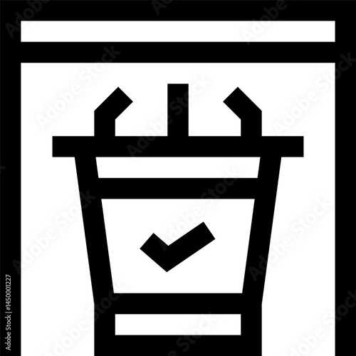 tribune illustration on a white background 