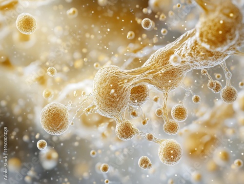 Exploring estrogen hormone molecules in detail scientific research laboratory macro view high-tech environment conceptual visualization