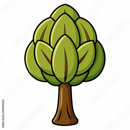 artichoke isolated on white