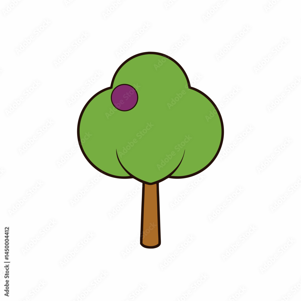 Fototapeta premium green apple tree