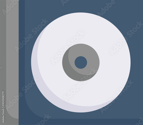 compact disk illustration on a white background 