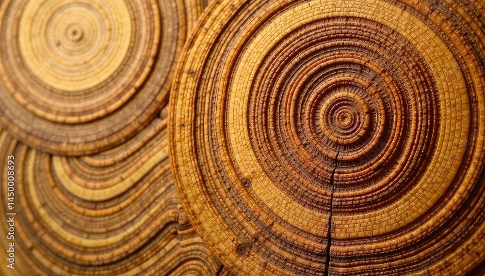 Fototapeta premium Close-up of natural wood grain showing swirling patterns , vintage, surface