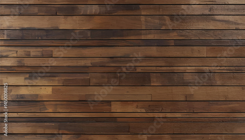 Wooden wall. Wood texture. Wall panel made of boards. Wood background.