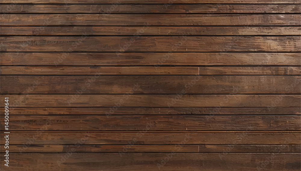 Fototapeta premium Wooden wall. Wood texture. Wall panel made of boards. Wood background.