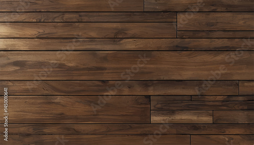 Wooden wall. Wood texture. Wall panel made of boards. Wood background.