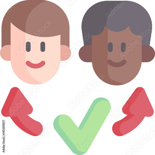 delegate (2) illustration on a white background 