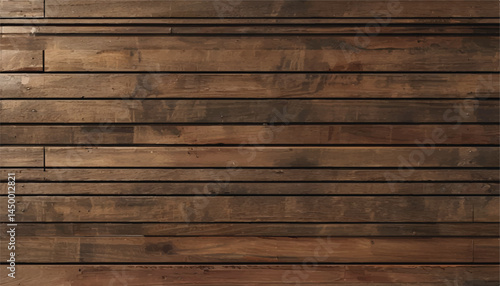 Wooden wall. Wood texture. Wall panel made of boards. Wood background.