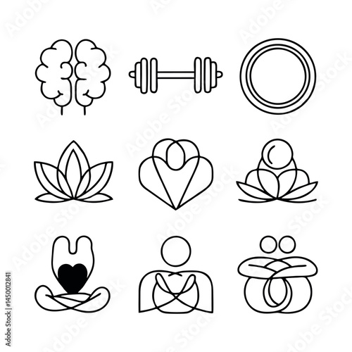A collection of black silhouette icons representing various modes of transportation, including a car, bus, tram, train, bicycles, ship, and airplane. Perfect for travel, transport services, public tra