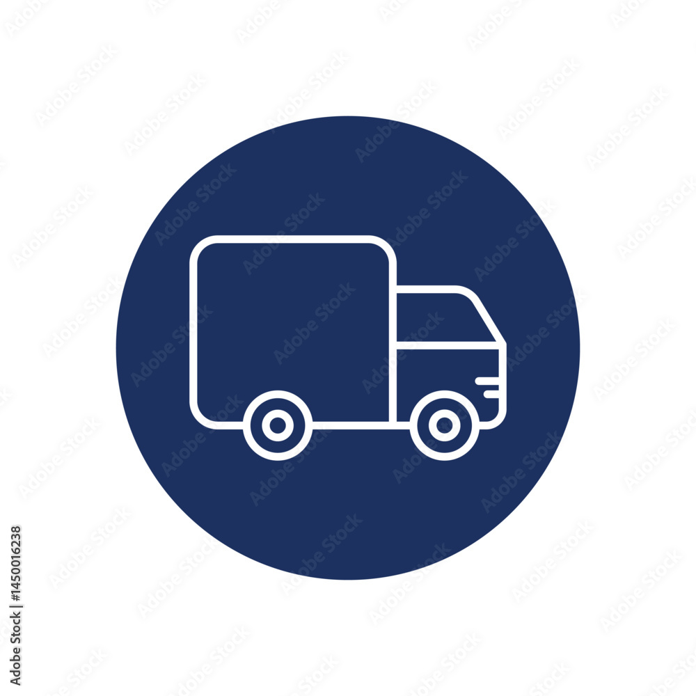 Truck icon vector stock illustration Truck icon vector stock illustration