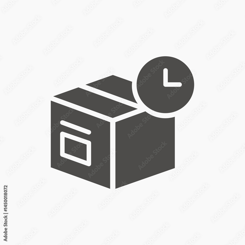 Package box icon vector. Parcel Fast delivery sign. Free and worldwide shipping symbol. Package box icon vector. Parcel Fast delivery sign. Free and worldwide shipping symbol.