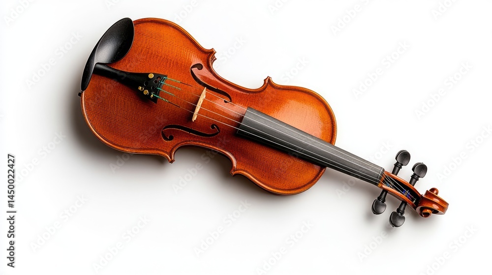 High-resolution image of a violin bow with delicate horsehair, perfectly isolated on a white background. High-resolution image of a violin bow with delicate horsehair, perfectly isolated on a white background.
