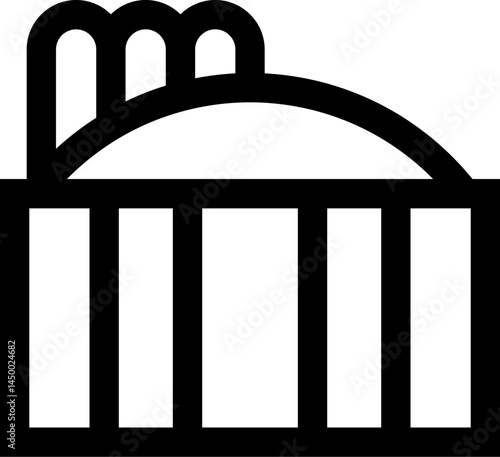 gas tank illustration on a white background    