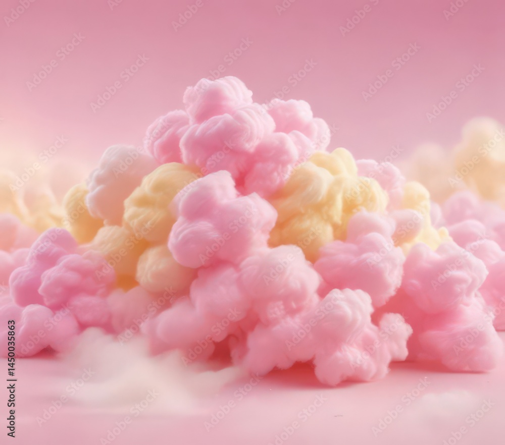 Gentle fuzzy gradient, pink to yellow, cotton candy effect , candy floss, light, gentle Gentle fuzzy gradient, pink to yellow, cotton candy effect , candy floss, light, gentle