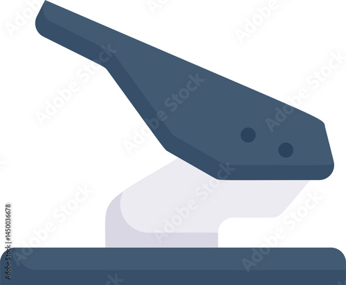 hole puncher illustration on a white background 