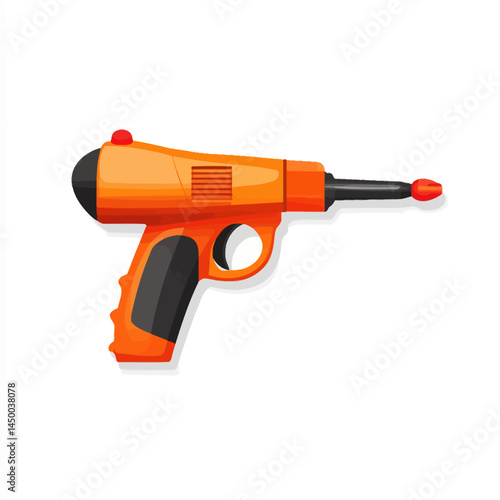 Minimal glue gun icon sheet on white background  -  