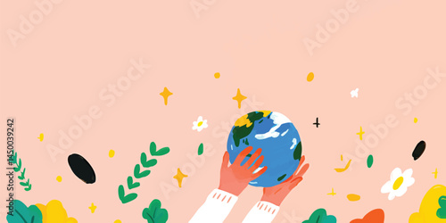 Hands gently cradling a vib...