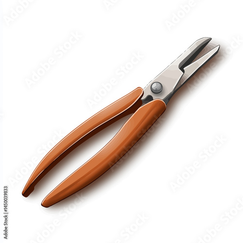 Simple tile nipper icon sheet on white background  -  