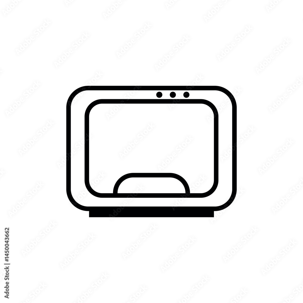 microwave icon microwave icon