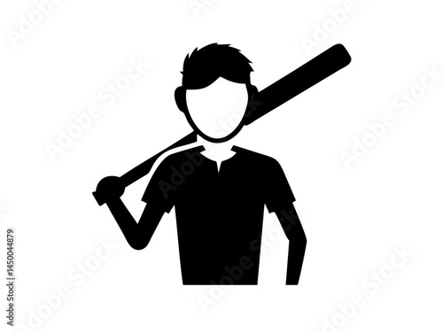 Baseball Player Silhouette,