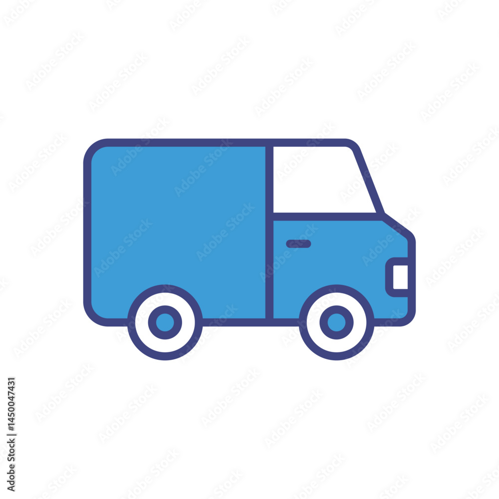 Van icon vector stock illustration Van icon vector stock illustration