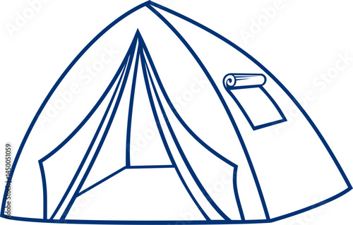 Beautiful vector of a Tent. Tent icon