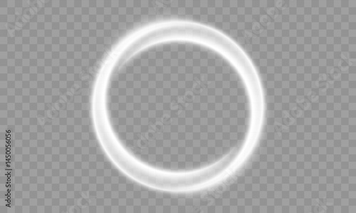 Dynamic Twirl Effect with Glowing Neon Particles, Circular Waves, and Sparkling Streaks, Highlighting Power and Rotation, in a Magical, Vibrant, and Futuristic Design – PNG with Transparent Background