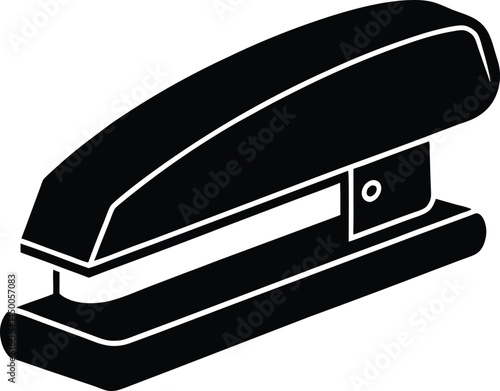 stapler on white background 