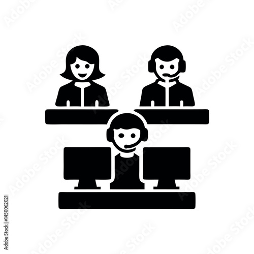 Teamwork and cooperation in a modern office setting, with professionals of different backgrounds engaged in a task oriented work environment