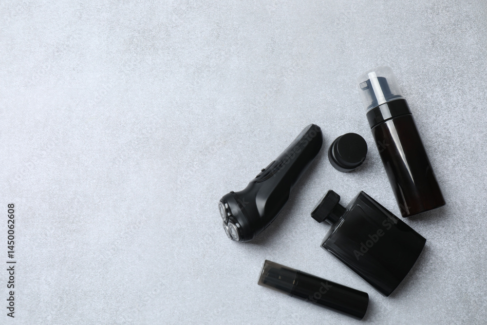 Naklejka premium cosmetic set for men black