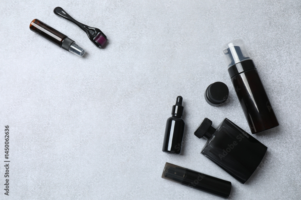 Naklejka premium cosmetic set for men black